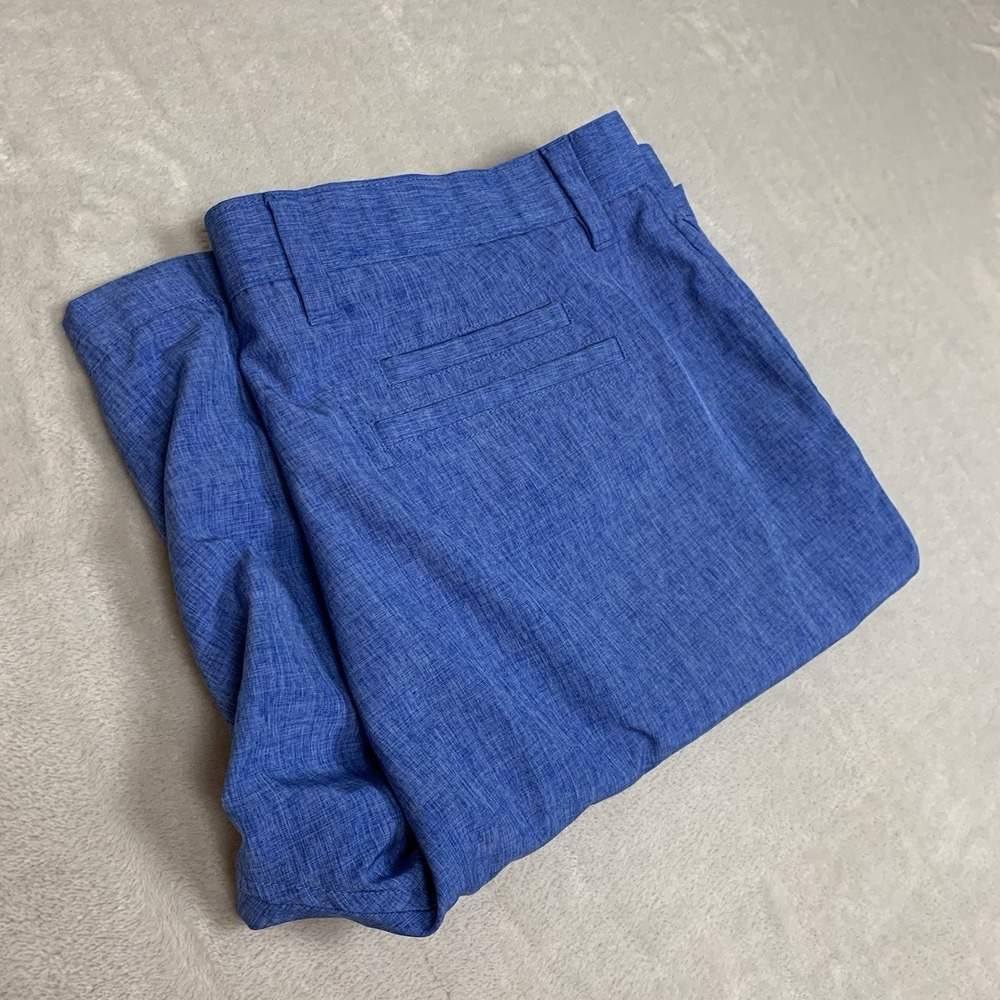 Callaway Golf Shorts Mens 38 Blue Flat Front Performance Match Play Casual